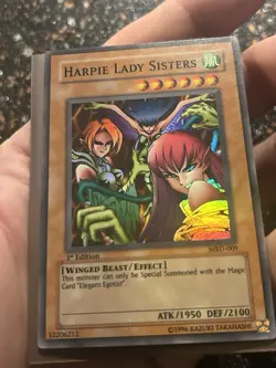 Yugioh Harpie Lady Sisters MRD 1st Edition Nm/VLP - Image 5
