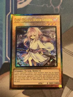 Yugioh Ghost Reaper & Winter Cherries (Alt Art) Ultimate RareRA03 - Image 1