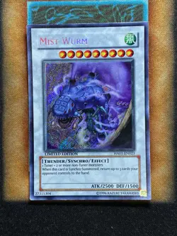 Yugioh Mist Wurm HA01-EN023 Secret Rare Limited Edition MP - Image 1