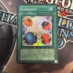 (HL) Yugioh Scapegoat SDJ-041 Super Rare Unlimited LP - Image 1