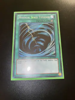 Mystical Space Typhoon LCJW-EN285 Secret Rare 1st Edition Yu-Gi-Oh! Legacy - Image 1
