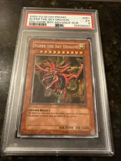 Yu-Gi-Oh! Slifer the Sky Dragon 2003 Game Boy Advance Promo GBI-001 PSA 5 - Image 2