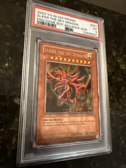 Yu-Gi-Oh! Slifer the Sky Dragon 2003 Game Boy Advance Promo GBI-001 PSA 5 - Image 3