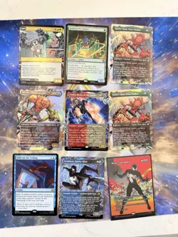 MTG Magic The Gathering Card Lot Final Fantasy/Spider-Man 62 Cards NM - Image 2