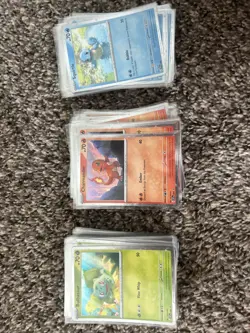 Pokemon 151 Poster Collection Promo 3 Card Set NM Bulbasaur Squirtle Charmander - Image 1
