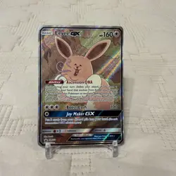 Eevee GX SM233 Full Art Holo Pokemon TCG Sun and Moon Black Star Promo Card NM - Image 1