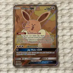 Eevee GX SM233 Full Art Holo Pokemon TCG Sun and Moon Black Star Promo Card NM - Image 2