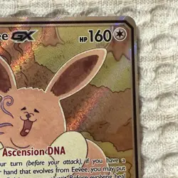 Eevee GX SM233 Full Art Holo Pokemon TCG Sun and Moon Black Star Promo Card NM - Image 4