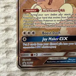 Eevee GX SM233 Full Art Holo Pokemon TCG Sun and Moon Black Star Promo Card NM - Image 5