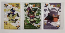Set 3 Mimikyu Gengar Meowscarada Pokemon Clear Card Vintage Nintendo Japanese - Image 2