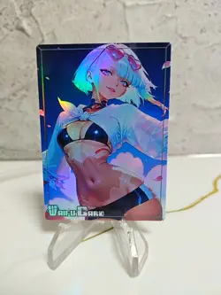 Lucy Trading Card Waifu Goddess Story Anime Girl holo Karte Manga sexy Full Art - Image 1