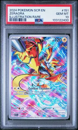 ZERAORA 151/142 | PSA 10 | Illustration Rare Graded Pokemon Card - Image 1