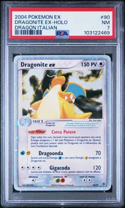 DRAGONITE ex 90/97 | PSA 7 | Italian EX Dragon Graded Pokemon Card - Image 1