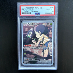 POLTCHAGEIST 171/167 | PSA 10 | Twilight Masquerade Full Art Graded Pokemon Card - Image 1