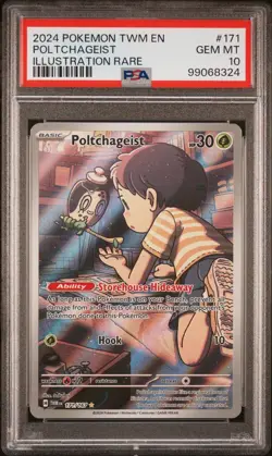 POLTCHAGEIST 171/167 | PSA 10 | Twilight Masquerade Full Art Graded Pokemon Card - Image 2