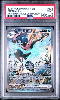 GRENINJA ex 132 | PSA 9 | Special Illustration Rare Graded Pokemon Card - Image 1