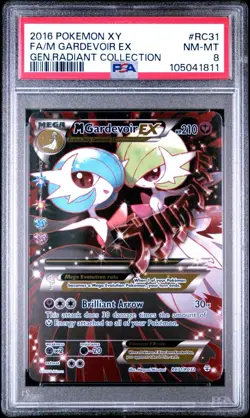 GARDEVOIR EX RC31/RC32 | PSA 8 | Radiant Collection XY Graded Pokemon Card - Image 1