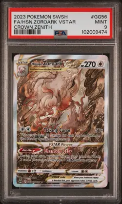 ZOROARK VSTAR GG56/GG70 | PSA 9 | Crown Zenith Graded Full Art Pokemon Card - Image 1
