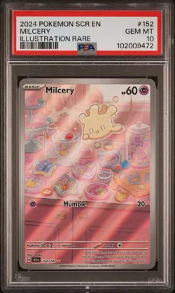 MILCERY 152/142 | PSA 10 | Stellar Crown Illustration Rare Graded Pokemon Card - Image 1