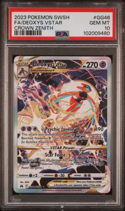 DEOXYS VSTAR GG46/GG70 | PSA 10 | Crown Zenith Graded Pokemon Card - Image 1