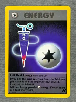 Full Heal ENERGY 81/82 Base Set Series Team Rocket Uncommon Pokemon Card 2000 NM - Image 1