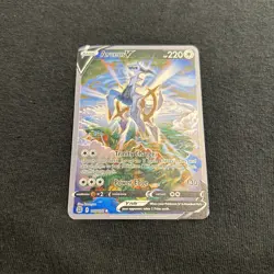 ✨Gold Metal Arceus V ALT ART 166/172 Fan Art Card Collectible/Gift/Display✨ - Image 1