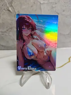 Rias Gremory Trading Card Waifu Goddess Story Anime Girl holo Karte Manga Art - Image 1