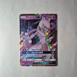 Pokemon Card Mewtwo GX 31/68 Rare Holo Card Hidden Fates LP - Image 1