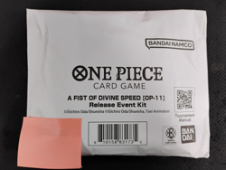 One Piece Card Game A Fist Of Divine Speed (OP-11) Release Event Kit SEALED - Image 1