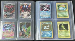 Toploader Binder Collection 24 Pokemon Cards English TCG -FA/V/Holo/1st Ed/Promo - Image 1