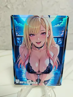 Marin Kitagawa Trading Card Waifu Goddess Story Anime Girl holo Karte Manga Full - Image 1