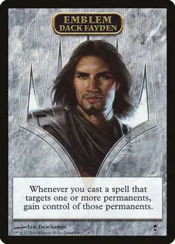 Dack Fayden 1x EMBLEM MtG Conspiracy SP/NM - Image 1