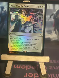 What must be done - Universes Beyond: Assassin´s Creed - R - EN - MTG - (FOIL) - Image 1