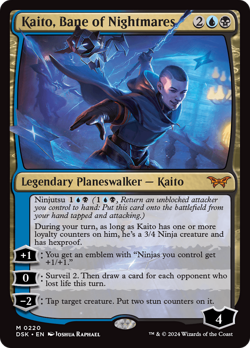 Kaito, Bane of Nightmares #220 | NM Near Mint Foil | DSK Duskmourn Magic MTG - Image 1