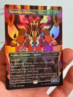 1X FOIL Roaming Throne BORDERLESS MINT MTG Magic LCI Commander Staple CEDH EDH - Image 2