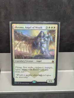 Akroma, Angel of Wrath X1 LP FOIL Masters 25 MTG - Image 1