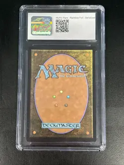 MTG Mesmeric Orb #94 Schematic Foil Serialized 266/500 CGC 9 Crimp Error - Image 3