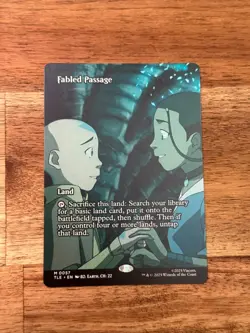 Fabled Passage (Borderless) - Avatar Magic MTG TLE 057 - Image 1