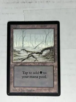 Magic The Gathering MTG Limited Edition Beta Swamp LOT OF 7 - Image 3