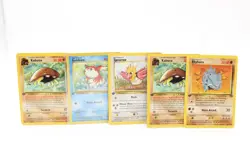 Lot Of 5 Pokemon Cards Kabuto (X2), Goldeen, Spearow, Rhyhorn - Image 1