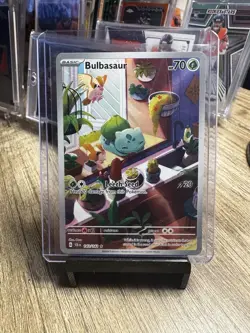Pokemon - Bulbasaur 143/142 Illustration Rare Stellar Crown Possible PSA 10 - Image 1