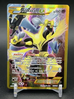 Pokemon TCG Alakazam EX (Secret) 125/124 Fates Collide Holo NM-LP - Image 1