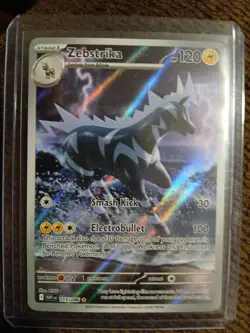 Pokemon TCG Zebstrika 115/086 S&V White Flare Illustration Rare English - Image 1