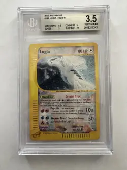 Pokemon Lugia BGS 3.5 Crystal Aquapolis 149/147 -no Shining Charizard Gold Star - Image 1