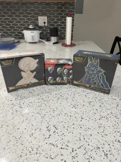 Pokemon Center Mega Evolutions Lucario and Gardevoir ETB, Enhanced Booster Box - Image 1