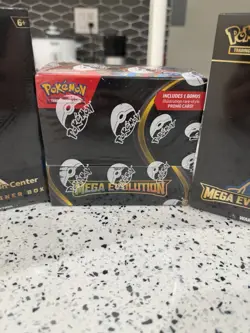 Pokemon Center Mega Evolutions Lucario and Gardevoir ETB, Enhanced Booster Box - Image 3