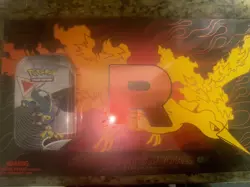 Pokemon Team Rocket’s Moltres EX Ultra Premium US Seller UPC With 1 Free Tin - Image 5