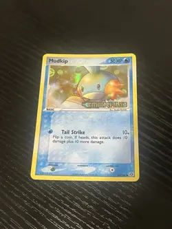 Pokemon Mudkip EX Emerald Reverse Holo Stamped 2005 56/106 - Image 1