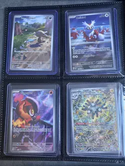 Pokemon Binder Collection Lot of 50 Pokemon TCG Mixed IR, EX, Vstar, Promos - Image 2