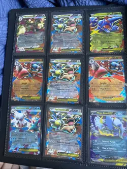 Pokemon Binder Collection Lot of 50 Pokemon TCG Mixed IR, EX, Vstar, Promos - Image 5